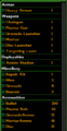 Heavy armor inventory